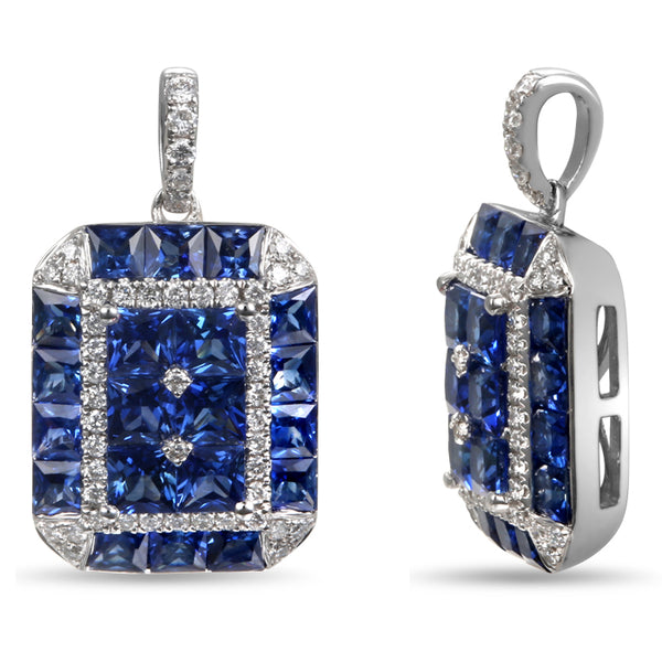 6F052081AWPDDS 18KT Blue Sapphire Pendant