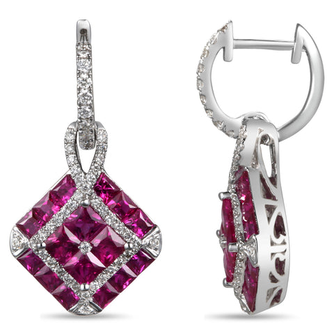 6F052082AWERDR 18KT Ruby Earring