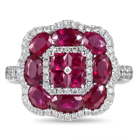 6F052124AWLRDR 18KT Ruby Ring