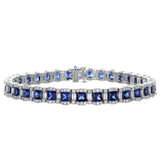 6F052133AWLBDS 18KT Blue Sapphire Bracelet