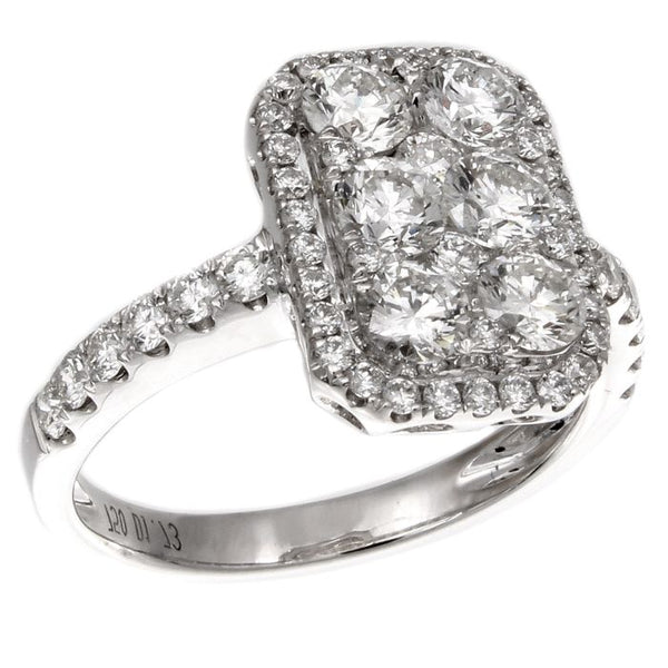 6F052601AWLRD0 18KT White Diamond Ring