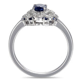 6F052759AWLRDS 18KT Blue Sapphire Ring