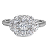 6F052919AWLRD0 18KT White Diamond Ring