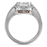 6F052923AQLRD0 18KT White Diamond Ring