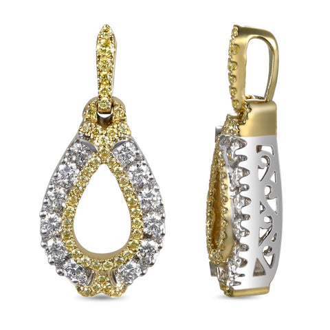 6F052930AUPDYD 18KT Yellow Diamond Pendant