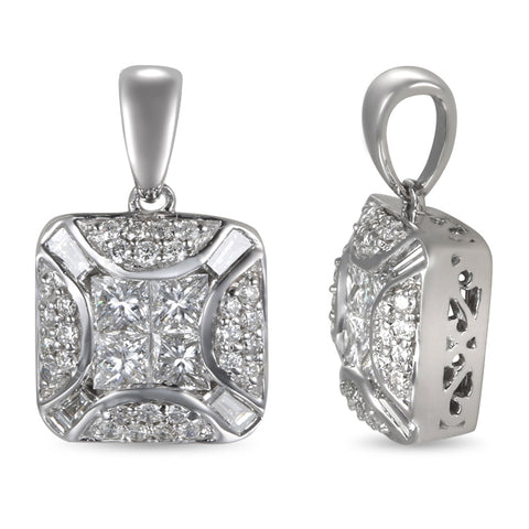 6F052943AWPDD0 18KT White Diamond Pendant