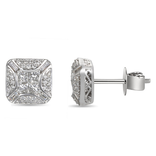 6F052944AWERD0 18KT White Diamond Earring