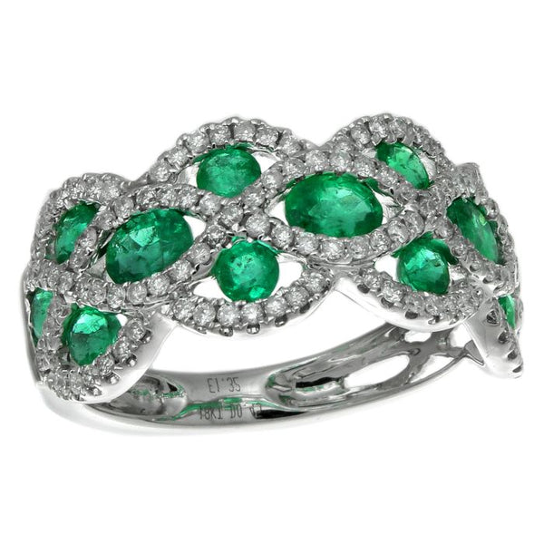 6F054735AWLRDE 18KT Emerald Ring