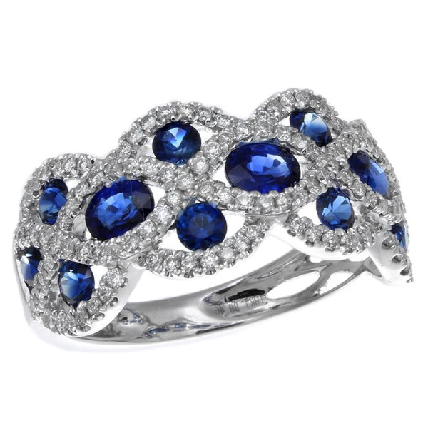 6F054735AWLRDS 18KT Blue Sapphire Ring