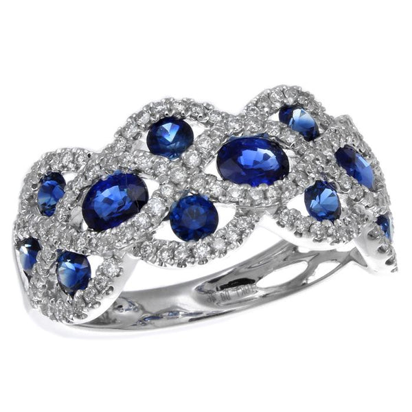 6F054735AWLRDS 18KT Blue Sapphire Ring