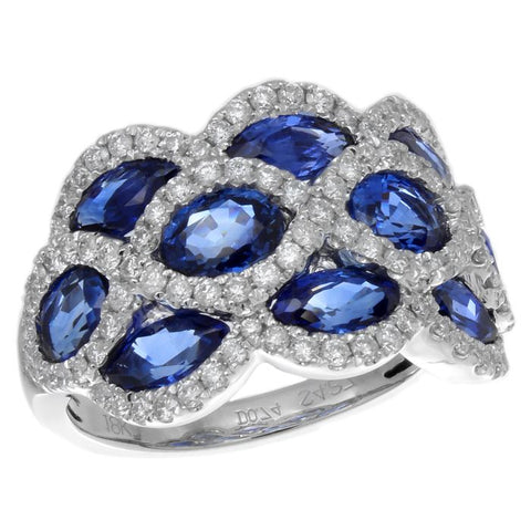 6F054768AWLRDS 18KT Blue Sapphire Ring