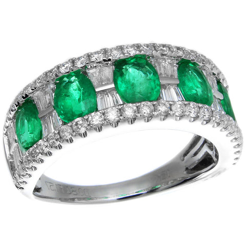 6F054771AWLRDE 18KT Emerald Ring
