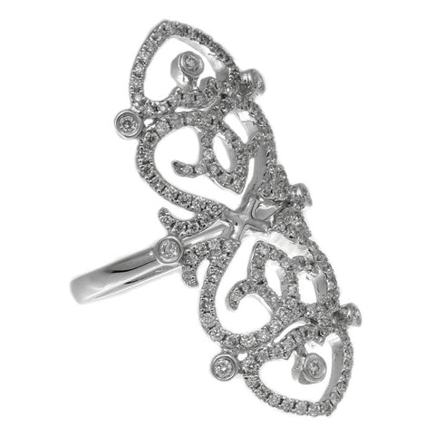 6F054818AWLRD0 18KT White Diamond Ring