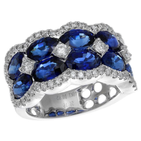 6F054885AWLRDS 18KT Blue Sapphire Ring