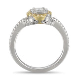 6F055222AULRYD 18KT Yellow Diamond Ring