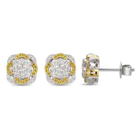 6F055246AUERYD 18KT Yellow Diamond Earring