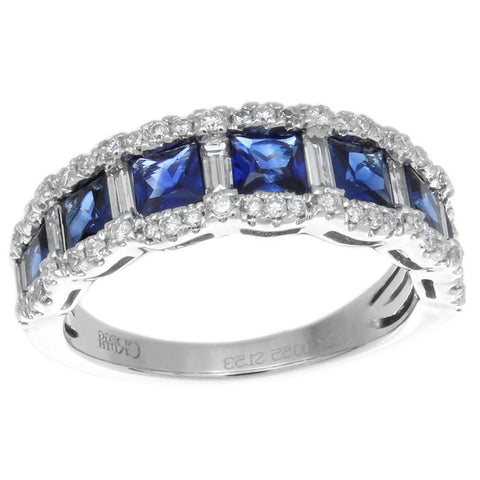 6F055349AWLRDS 18KT Blue Sapphire Ring