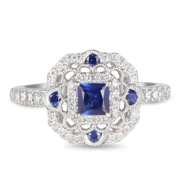 6F056000AWLRDS 18KT Blue Sapphire Ring