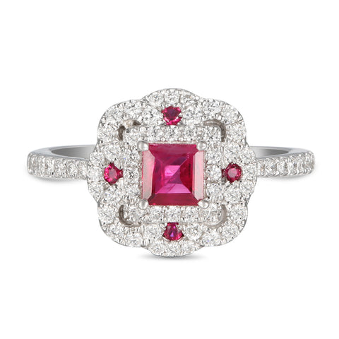 6F056009AWLRDR 18KT Ruby Ring
