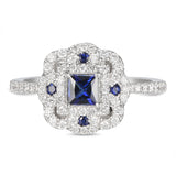6F056009AWLRDS 18KT Blue Sapphire Ring