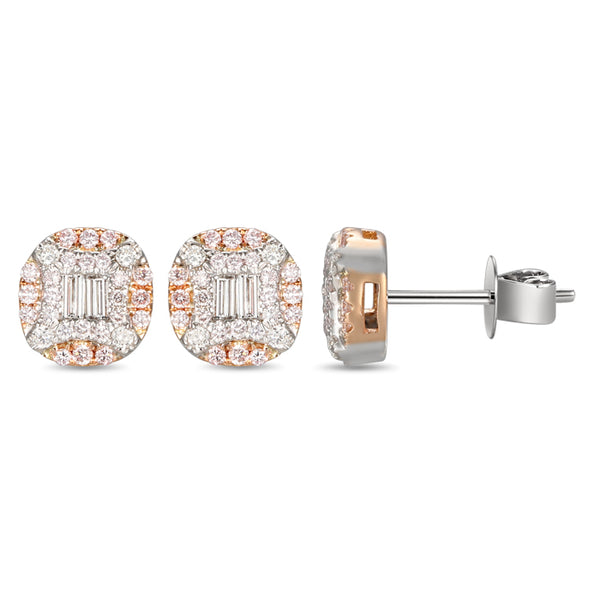 6F056015AQERPD 18KT Pink Diamond Earring