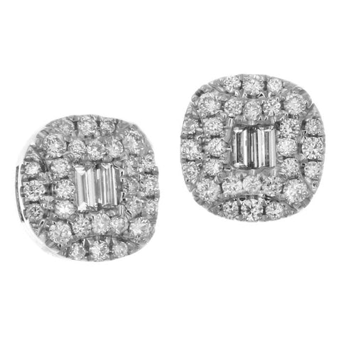 6F056015AWERD0 18KT White Diamond Earring