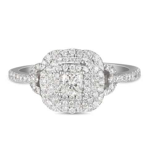 6F056024AWLRD0 18KT White Diamond Ring