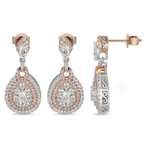 6F056025AQERPD 18KT Pink Diamond Earring