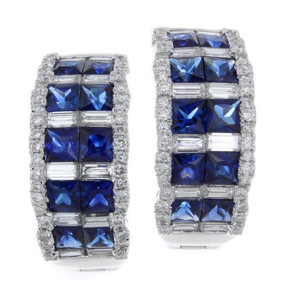 6F056028AWERDS 18KT Blue Sapphire Earring