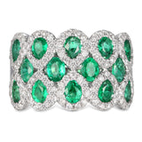 6F056612AWLRDE 18KT Emerald Ring