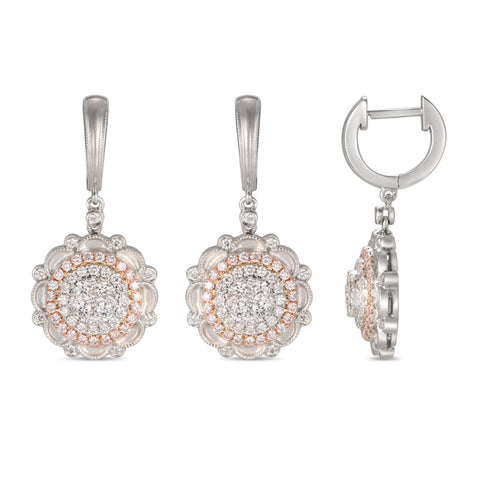 6F056920AQERPD 18KT Pink Diamond Earring