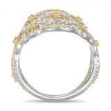 6F057110AULRYD 18KT Yellow Diamond Ring