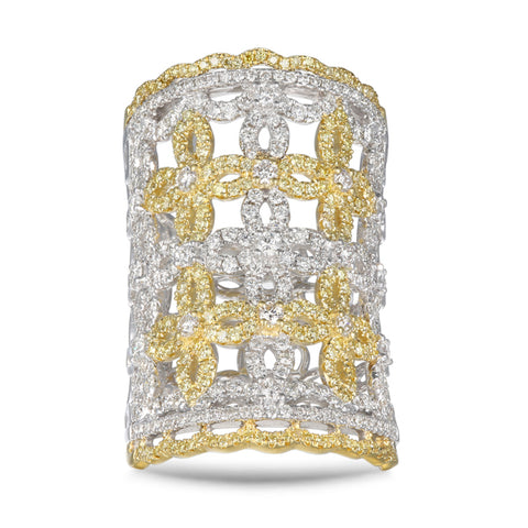 6F057111AULRYD 18KT Yellow Diamond Ring