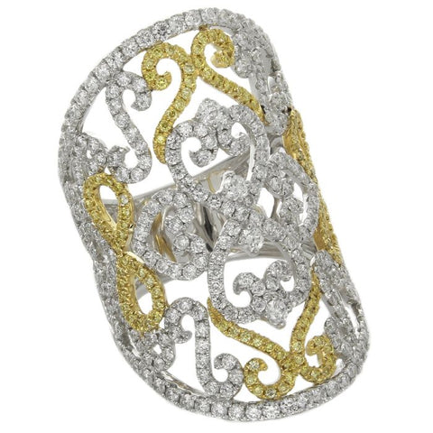 6F057112AULRYD 18KT Yellow Diamond Ring