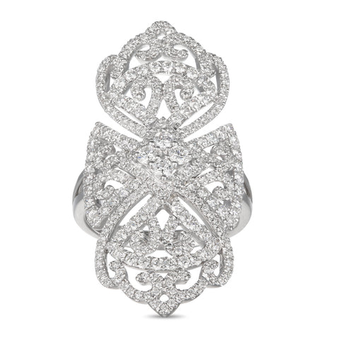 6F057113AWLRD0 18KT White Diamond Ring