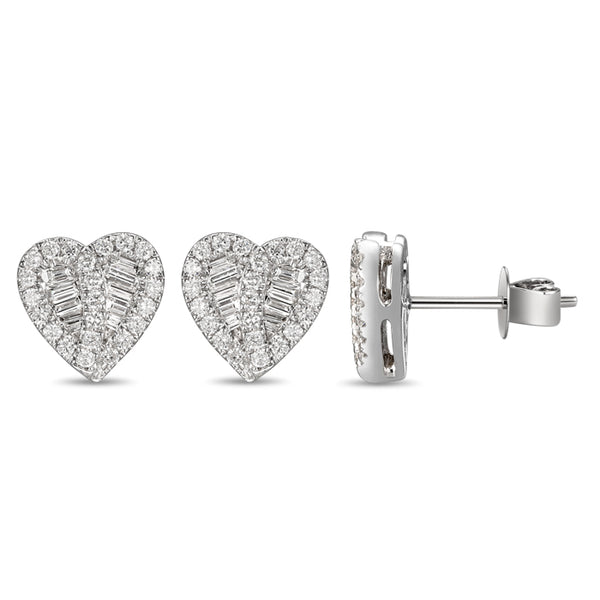 6F058954AWERD0 18KT White Diamond Earring