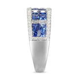 6F059025AWLRDS 18KT Blue Sapphire Ring