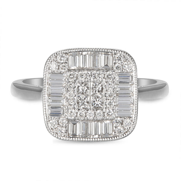 6F059178AWLRD0 18KT White Diamond Ring