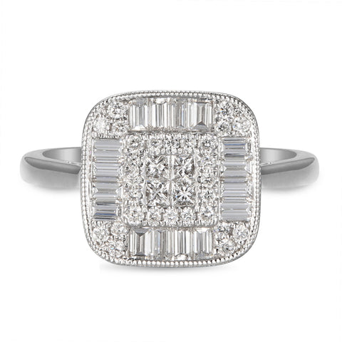 6F059178AWLRD0 18KT White Diamond Ring