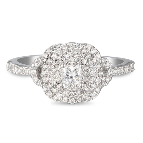 6F059181AWLRBD0 18KT White Diamond Ring