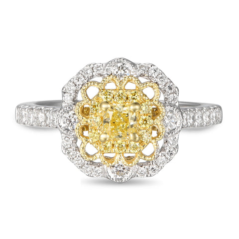 6F059182AULRBYD 18KT Yellow Diamond Ring
