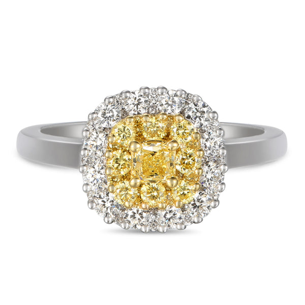 6F059348AULRBYD 18KT Yellow Diamond Ring