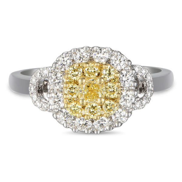 6F059349AULRBYD 18KT Yellow Diamond Ring