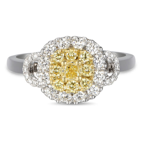 6F059349AULRBYD 18KT Yellow Diamond Ring