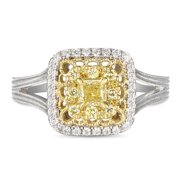 6F059356AULRYD 18KT Yellow Diamond Ring