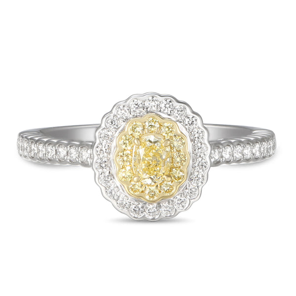 6F059367AULRBYD 18KT Yellow Diamond Ring
