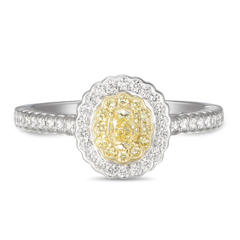 6F059367AULRBYD 18KT Yellow Diamond Ring