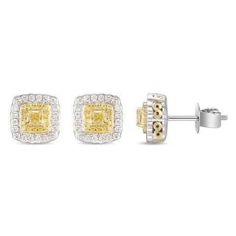 6F059375AUERYD 18KT Yellow Diamond Earring