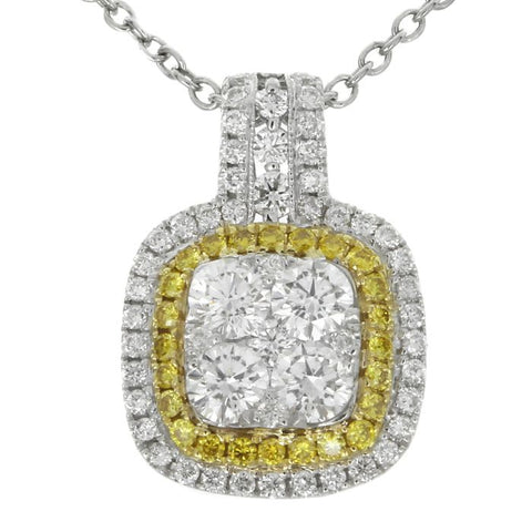 6F059648AUPDYD 18KT Yellow Diamond Pendant