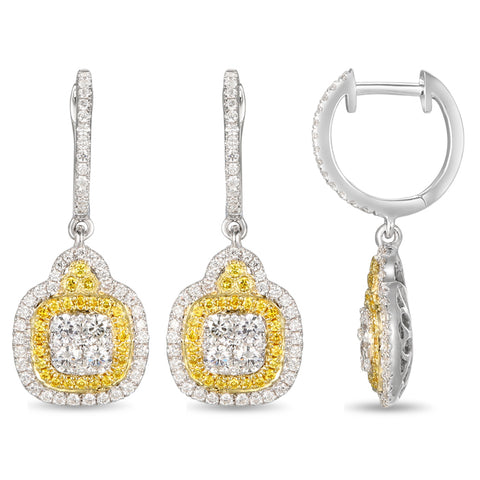 6F059649AUERYD 18KT Yellow Diamond Earring